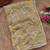 Yellow Color Beads Work Net Saree