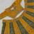 Yellow & Olive Green Embroidered Bridal Lehenga Choli for Women