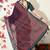wine ikkat block print viscose  saree with unstitched blouse piece