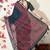blue ikkat block print viscose  saree with unstitched blouse piece