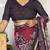 pink madhubani,ethnic printed viscose  saree with unstitched blouse piece