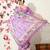 off white floral printed cotton blend saree with unstitched blouse piece