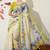 off white floral printed cotton blend saree with unstitched blouse piece