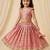 Girls jacquard lehenga choli with dupatta | traditional ethnic wear for kids
