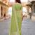 Sangam prints green cotton blend woven work traditional saree