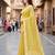 Sangam prints yellow cotton blend woven work traditional saree