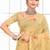 Sangam prints yellow cotton blend woven work traditional saree