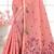Sangam prints blush pink cotton blend woven work traditional saree