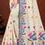 Sangam prints navy blue cotton blend woven work traditional saree