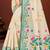 Sangam prints green cotton blend woven work traditional saree