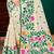 Sangam prints green cotton blend woven work traditional saree