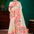 Sangam prints red cotton blend woven work traditional saree