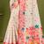 Sangam prints red cotton blend woven work traditional saree