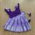 Girls lavender jacquard lehenga choli with dupatta set