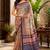 sangam prints cream multicolor pashmina silk blend woven work traditional saree