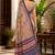 sangam prints cream multicolor pashmina silk blend woven work traditional saree