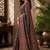 sangam prints navy blue pashmina silk blend woven work traditional saree