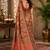 sangam prints charcoal grey pashmina silk blend woven work traditional saree