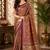 sangam prints maroon pashmina silk blend woven work traditional saree