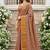 Sangam prints dusty rose cotton blend woven work traditional saree