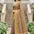 Sangam prints beige cotton blend woven work traditional saree