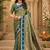 sangam prints sage green soft silk blend woven work traditional saree
