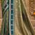 sangam prints sage green soft silk blend woven work traditional saree