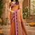 sangam prints dusty copper soft silk blend woven work traditional saree