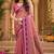 sangam prints dusty rose pink soft silk blend woven work traditional saree