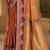 sangam prints golden mustard soft silk blend woven work traditional saree