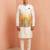 Men banarasi silk kurta and satin jacket set