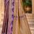 sangam prints taupe gold soft silk blend woven work traditional saree
