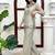 Light green hand work embroidered short kurti palazzo set for women