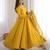 yellow roman silk chanderi 16 kali anarkali gown set with embroidered dupatta