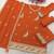 Orange heavy chinon sequins salwar suit set