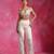 Ivory embroidered luxe muslin organza co ord set