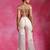 Ivory embroidered luxe muslin organza co ord set