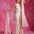 Blush pink ivory embroidered shimmer luxe indo western sharara set