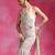 Blush pink ivory embroidered shimmer luxe indo western sharara set