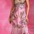 Sugar pink floral printed crepe kurta set