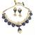 Meenakari peacock  necklace set with pearl earrings | indian bridal festival jewelry