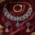 Meenakari peacock  necklace set with pearl earrings | indian bridal festival jewelry