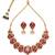 Meenakari peacock  necklace set with pearl earrings | indian bridal festival jewelry