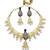 Royal peacock meenakari kundan necklace set with pearl drops | handcrafted indian bridal choker & earrings