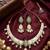 Royal peacock meenakari kundan necklace set with pearl drops | handcrafted indian bridal choker & earrings
