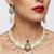 Royal peacock meenakari kundan necklace set with pearl drops | handcrafted indian bridal choker & earrings