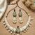 Royal peacock meenakari kundan necklace set with pearl drops | handcrafted indian bridal choker & earrings