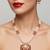 Red kundan pearl long necklace set with earrings | royal indian bridal & festival jewelry for women