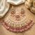 Pink kundan choker necklace set with earrings & maang tikka | bollywood bridal indian jewelry for women