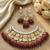 Maroon kundan choker necklace set with earrings & maang tikka | bollywood bridal indian jewelry for women